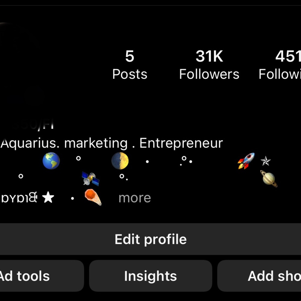 Account social media